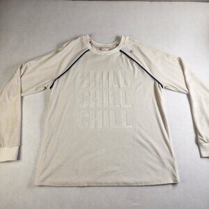 Extremely Soft No boundaries XL Chill Sweater Shirt White Comfortable Relax